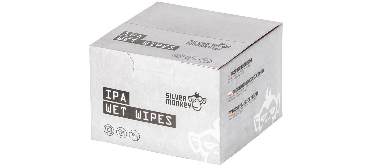 Feuchttücher SM-IPA50 Silver Monkey