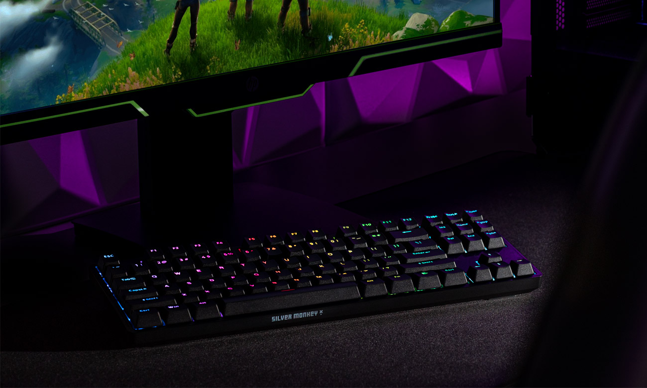 Stanowisko gamingowe Silver Monkey