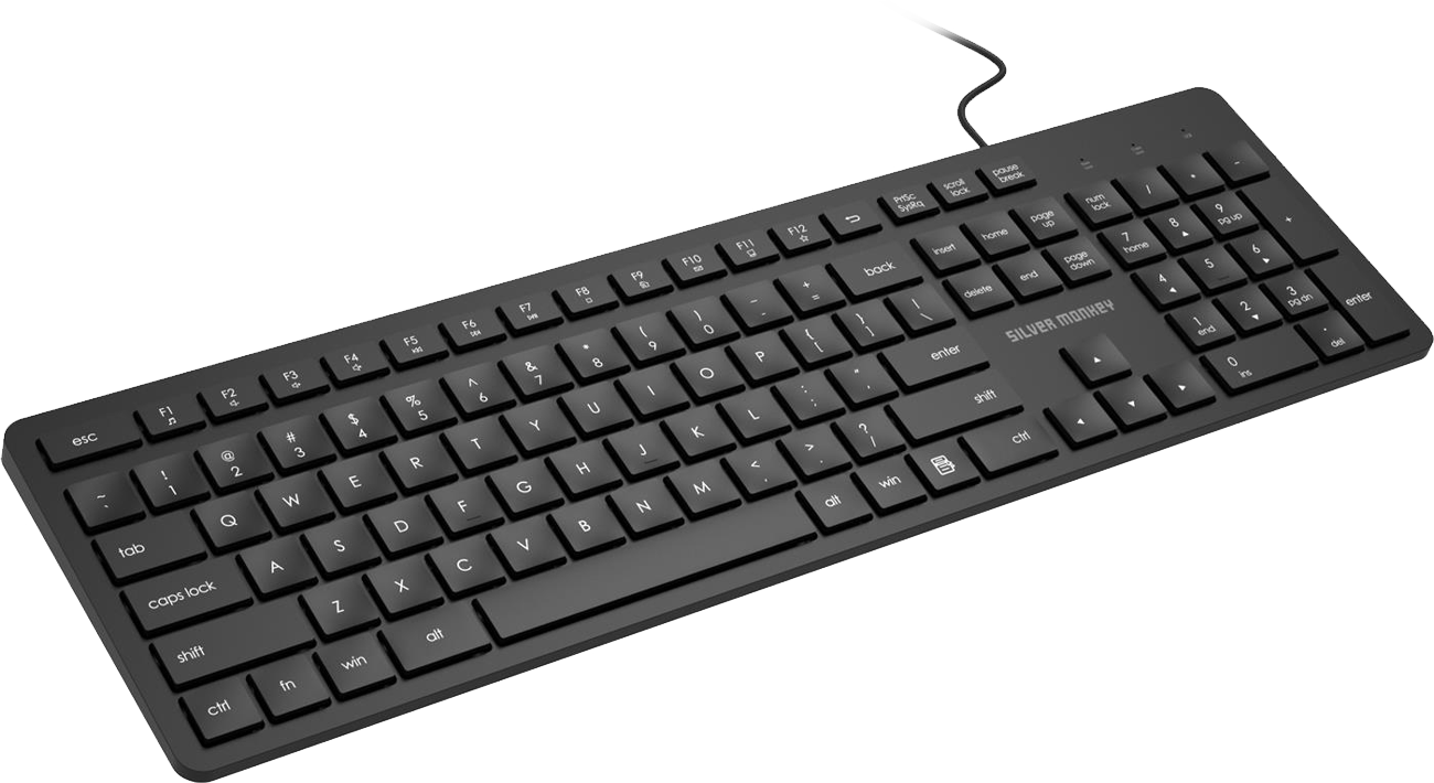 Silver Monkey X S40 Kabelgebundenes Tastatur und Maus set