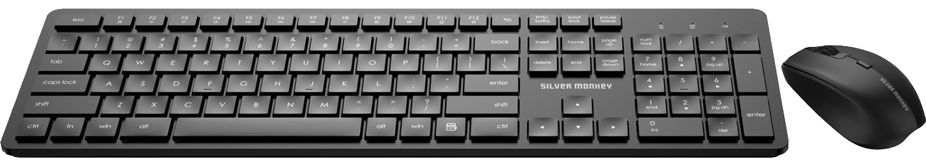 Silver Monkey X S41 Kabelloses Tastatur und Maus set