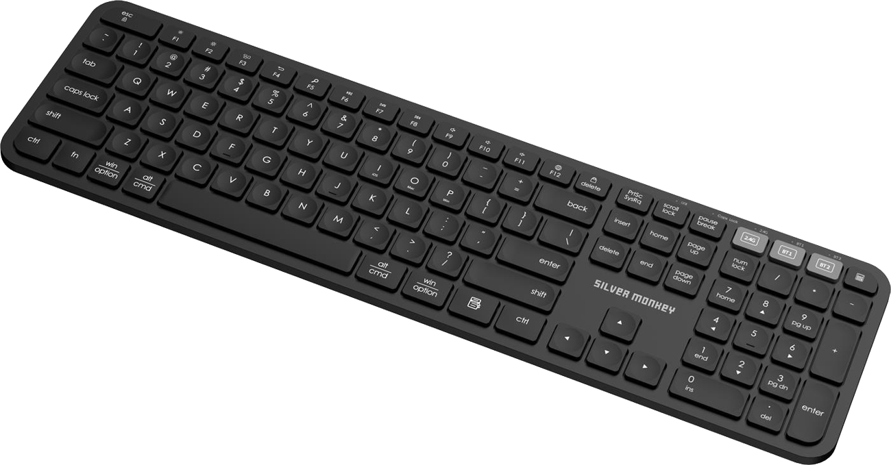 Silver Monkey X K90 Wireless premium business keyboard (black)
