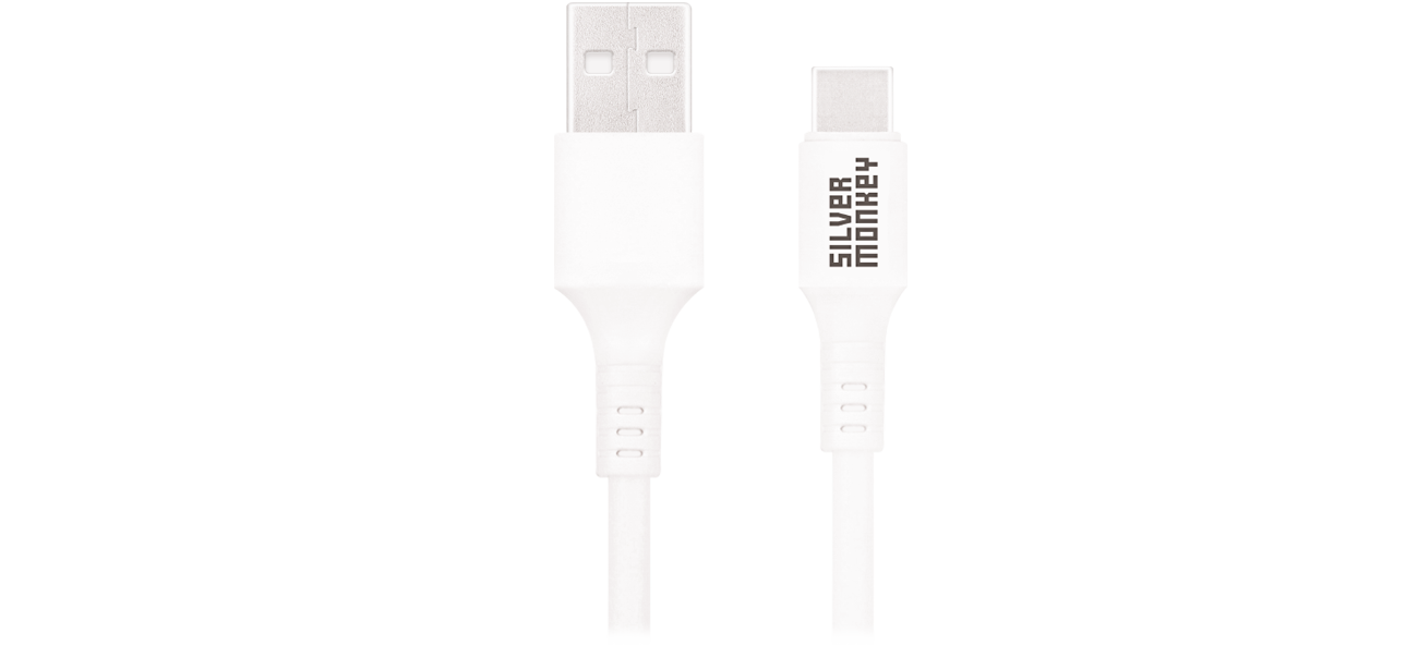 Silver Monkey X USB-A auf USB-C 2m Kabel