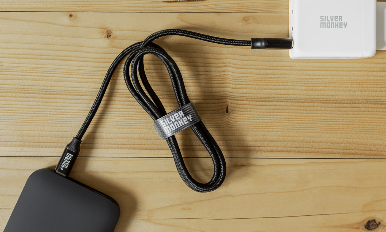 Silver Monkey X USB-A auf USB-C Kabel 1 m 45W