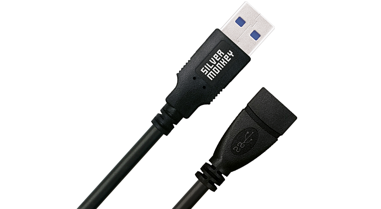 Silver Monkey X USB-Verlängerungskabel 2m (3.0)