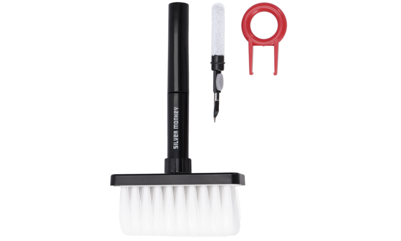 Silver Monkey X 3-in-1 Reinigungsset für Tastatur und Kopfhörer