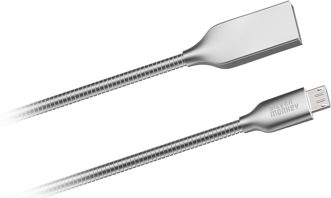 Silver Monkey X USB-A - Micro USB Kabel 1m
