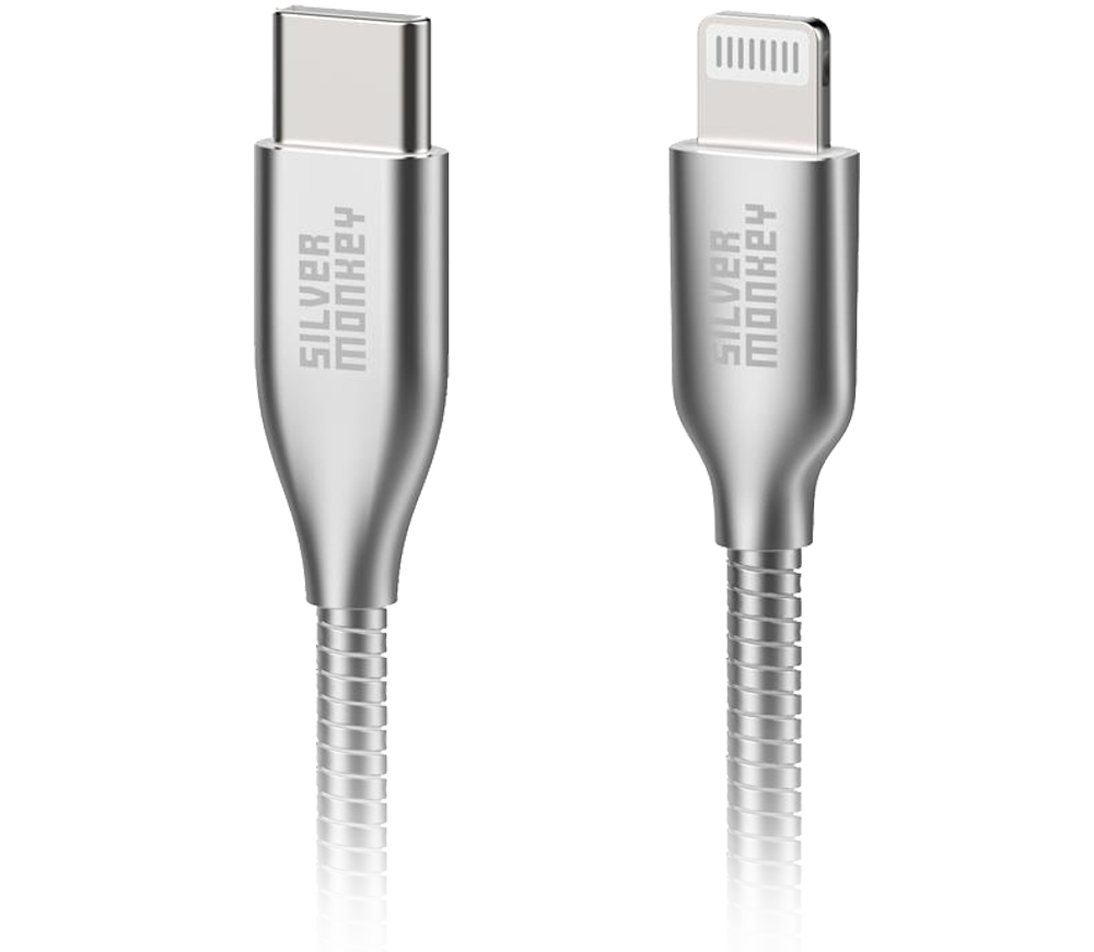 Silver Monkey X USB-C - Lightning MFI Kabel 1m