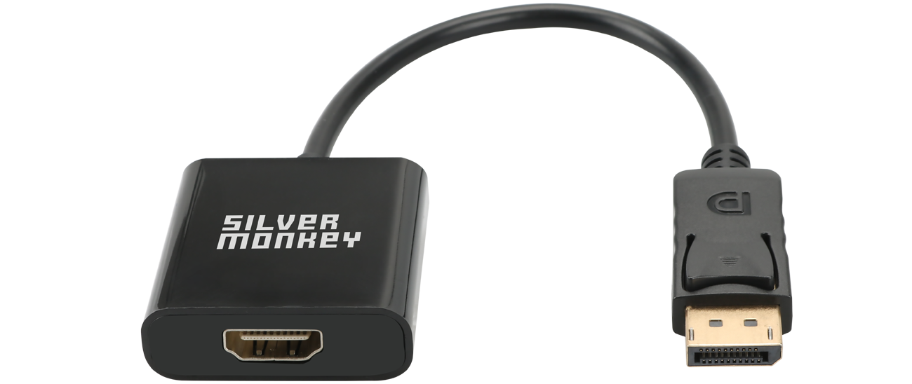 Silver Monkey X DisplayPort - HDMI Adapter