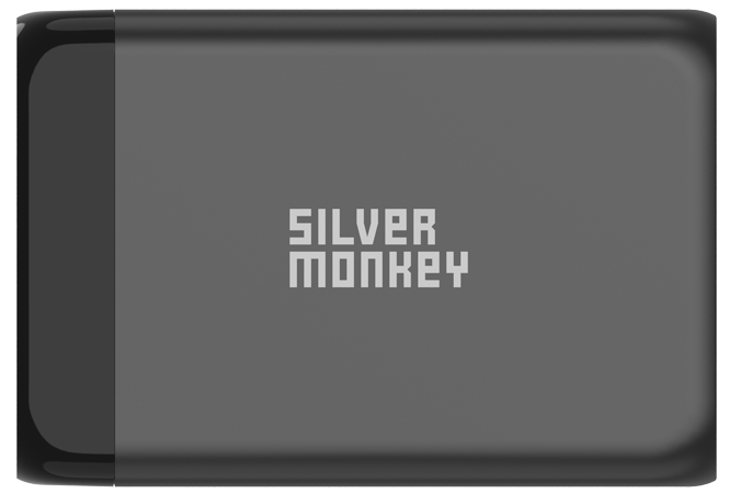 Silver Monkey X GaN-Ladegerät 130W USB-C PD + USB 3.0 QC B