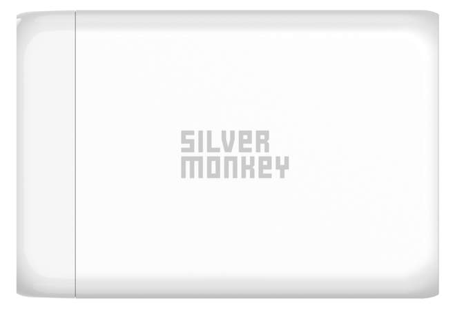 Silver Monkey X GaN-Ladegerät 130W USB-C PD + USB 3.0 QC W