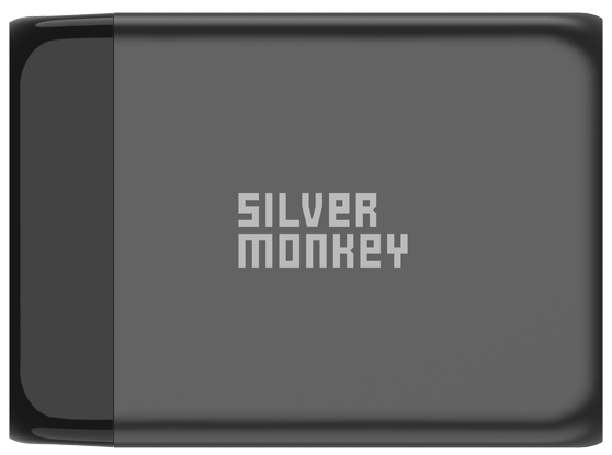 Silver Monkey X GaN 200W USB-C PD + USB 3.0 QC B Ladegerät