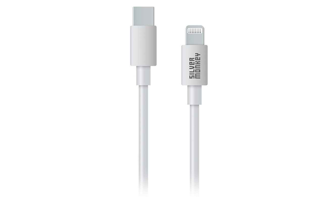 Silver Monkey X USB-C - Lightning Kabel 3m