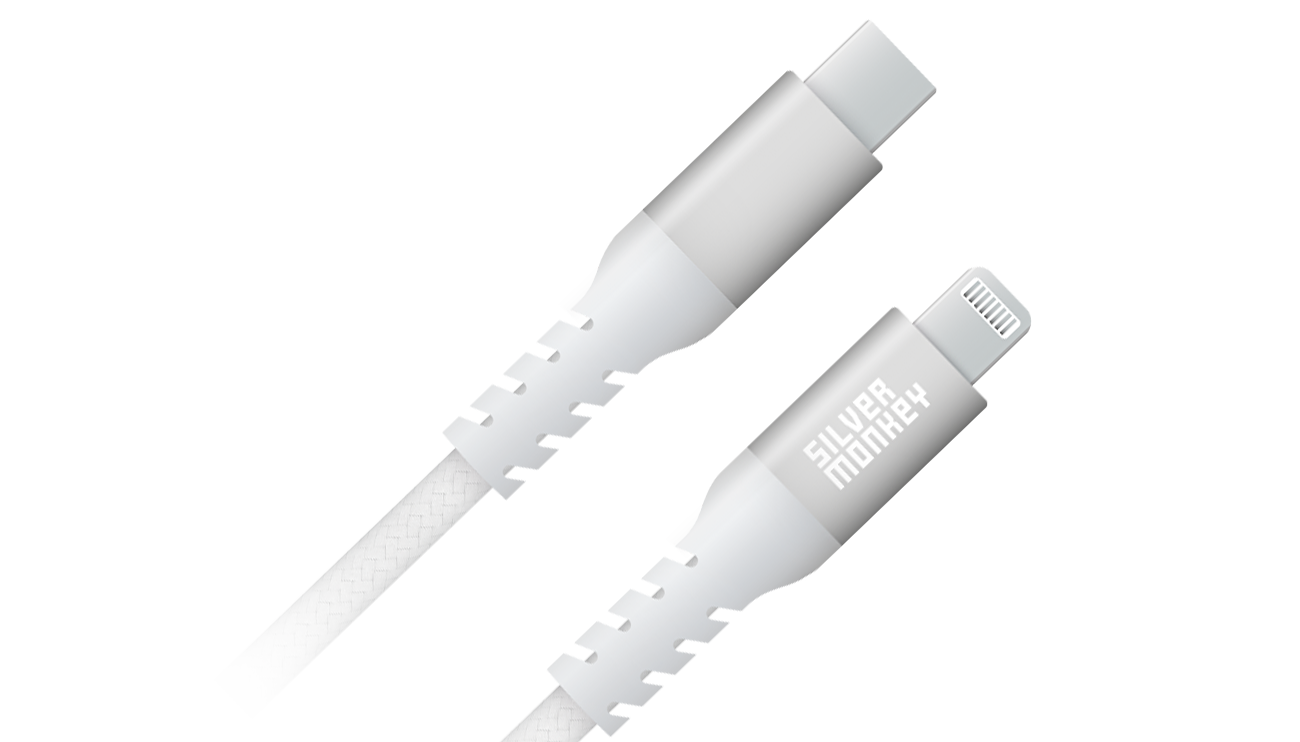 Silver Monkey X USB-C - Lightning Kabel 1m