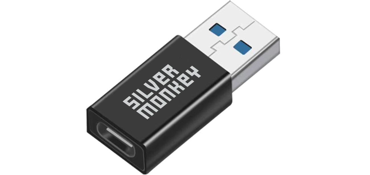 Silver Monkey X USB-C - USB 3.1 (OTG) Adapter