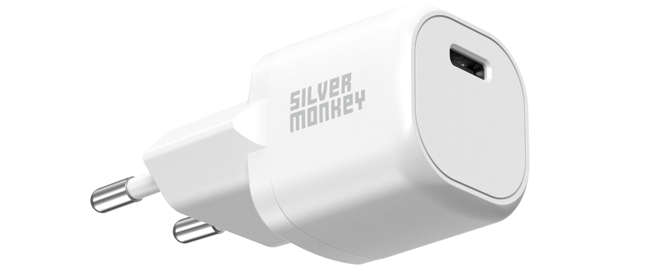 Silver Monkey X Mini-Ladegerät PD 20W (USB-C) W