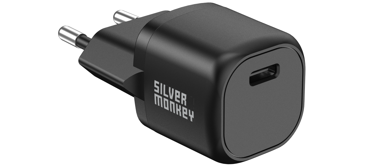 Silver Monkey X Mini-Ladegerät PD 20W (USB-C) B