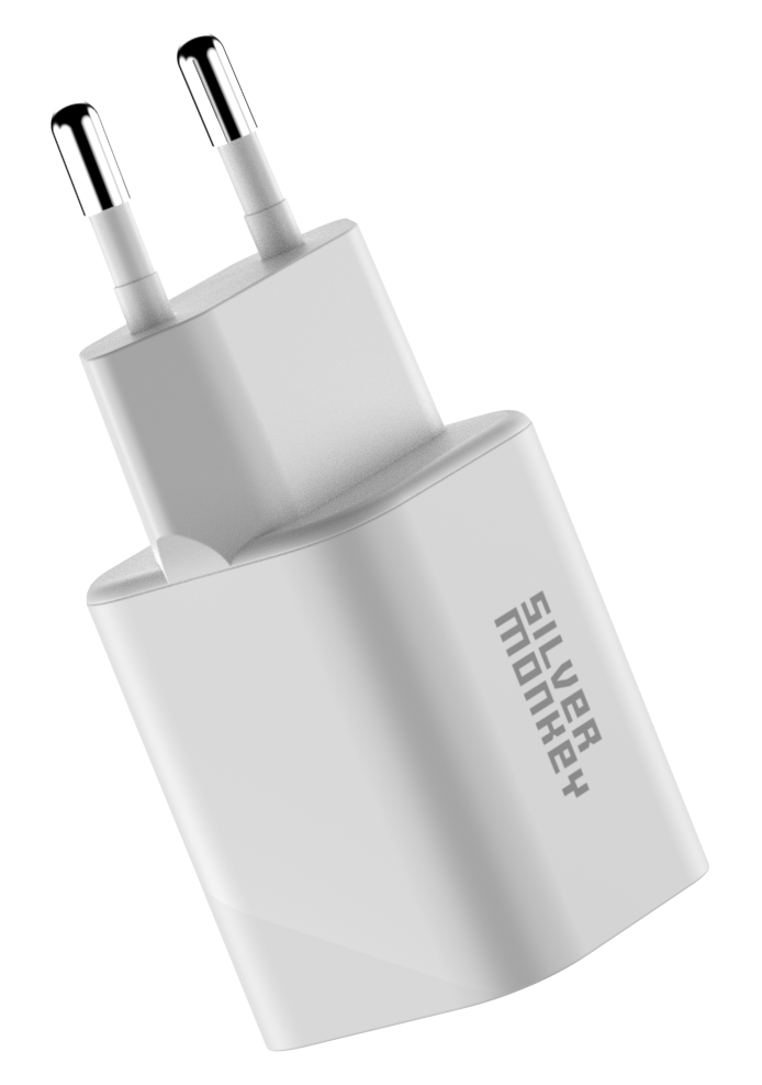 Silver Monkey X GaN 35W USB-C PD, USB-A QC W Netzladegerät