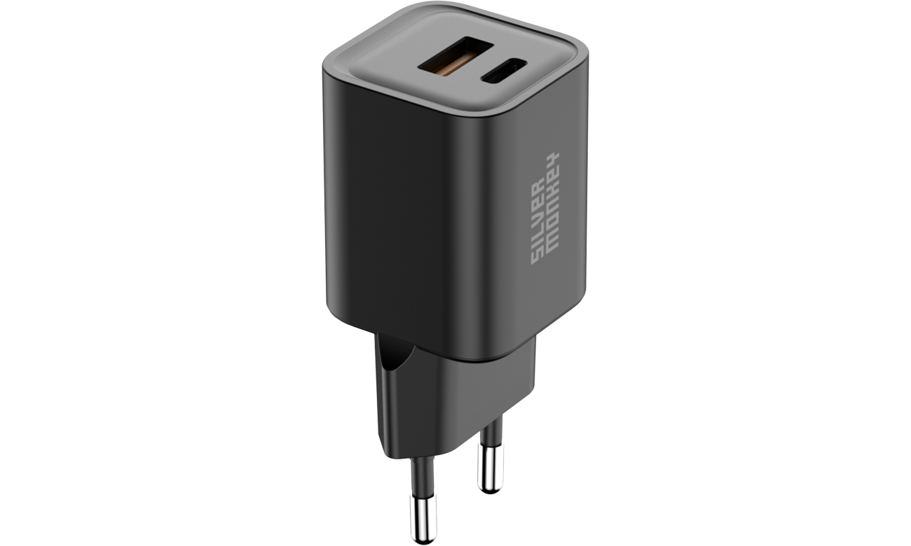 Silver Monkey X GaN 35W USB-C PD, USB-A QC B Netzladegerät