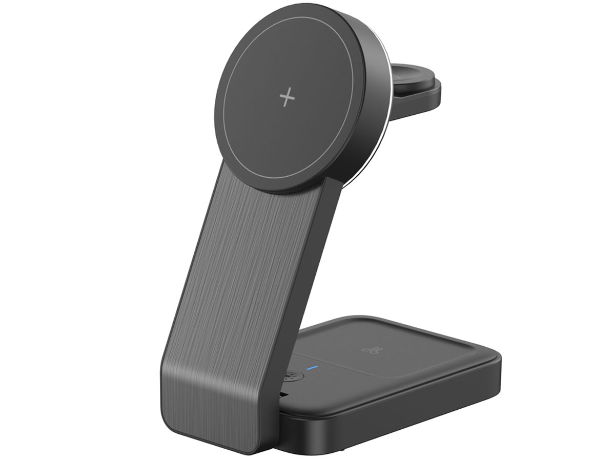 Alu MagCharger Qi2 3in1 schwarz