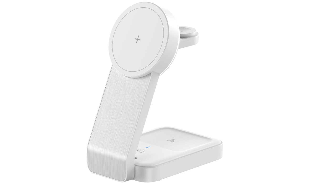 Alu MagCharger Qi2 3in1 weiß