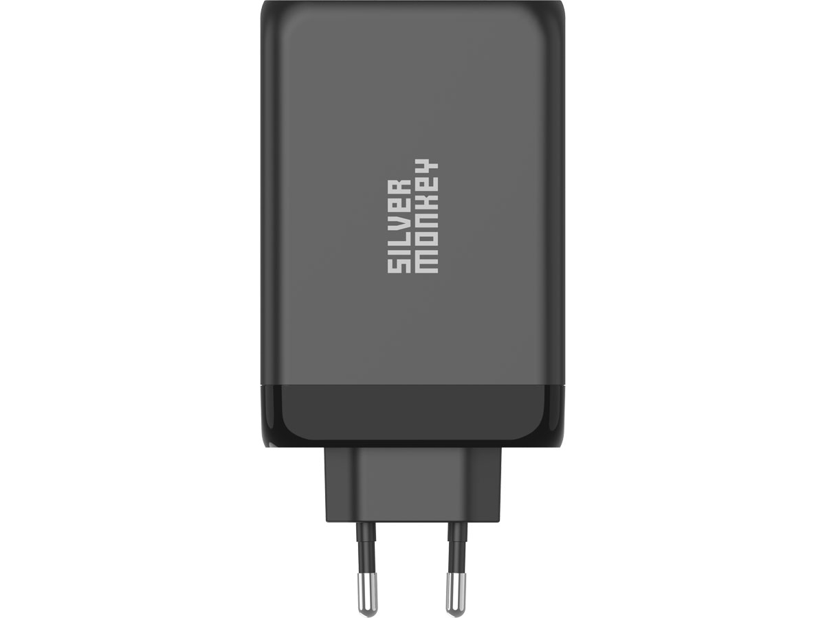 Silver Monkey Netzladegerät GaN 140 W kompakte Größe