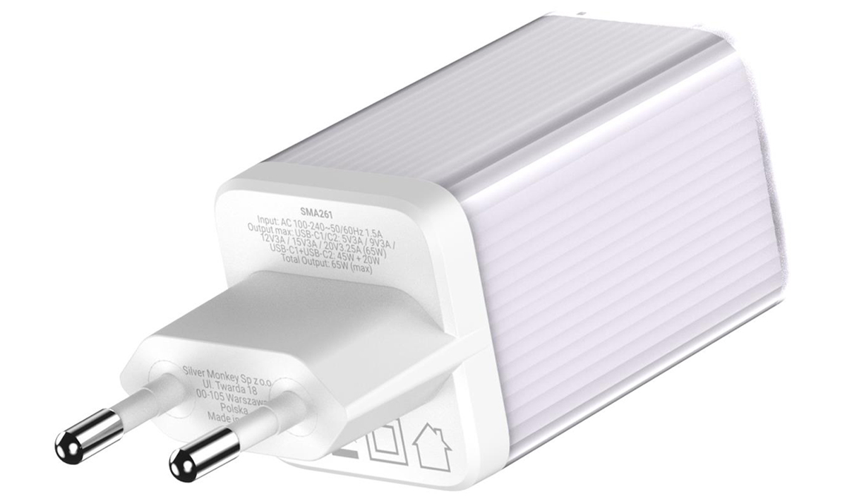 GaN-Netzteil 65 W 2x USB-C