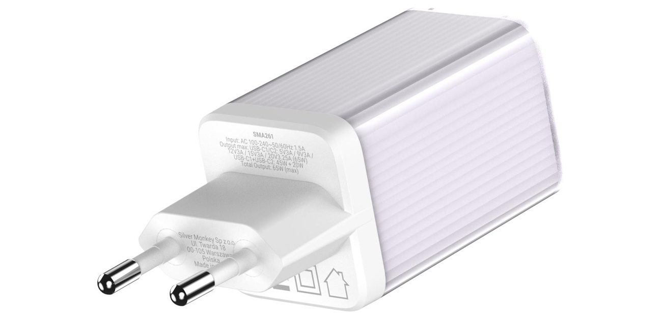 GaN-Netzteil 65 W 2x USB-C