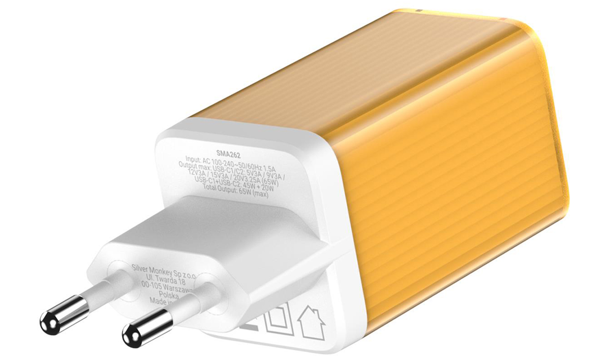 GaN-Netzteil 65 W 2x USB-C