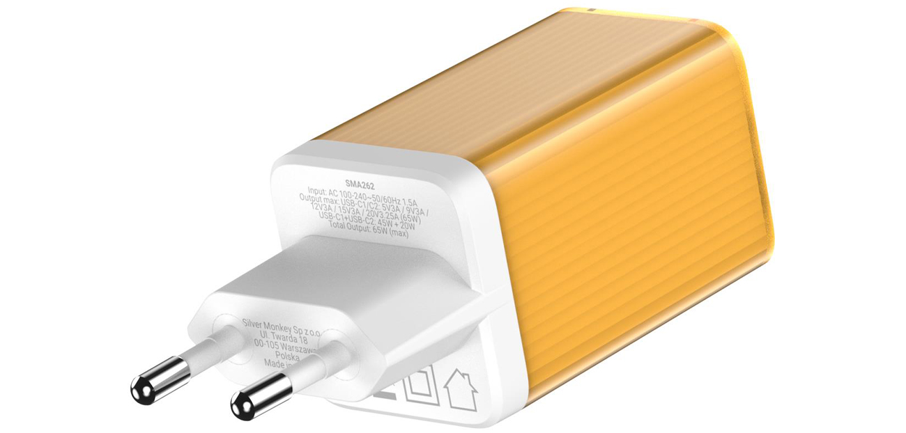 GaN-Netzteil 65 W 2x USB-C