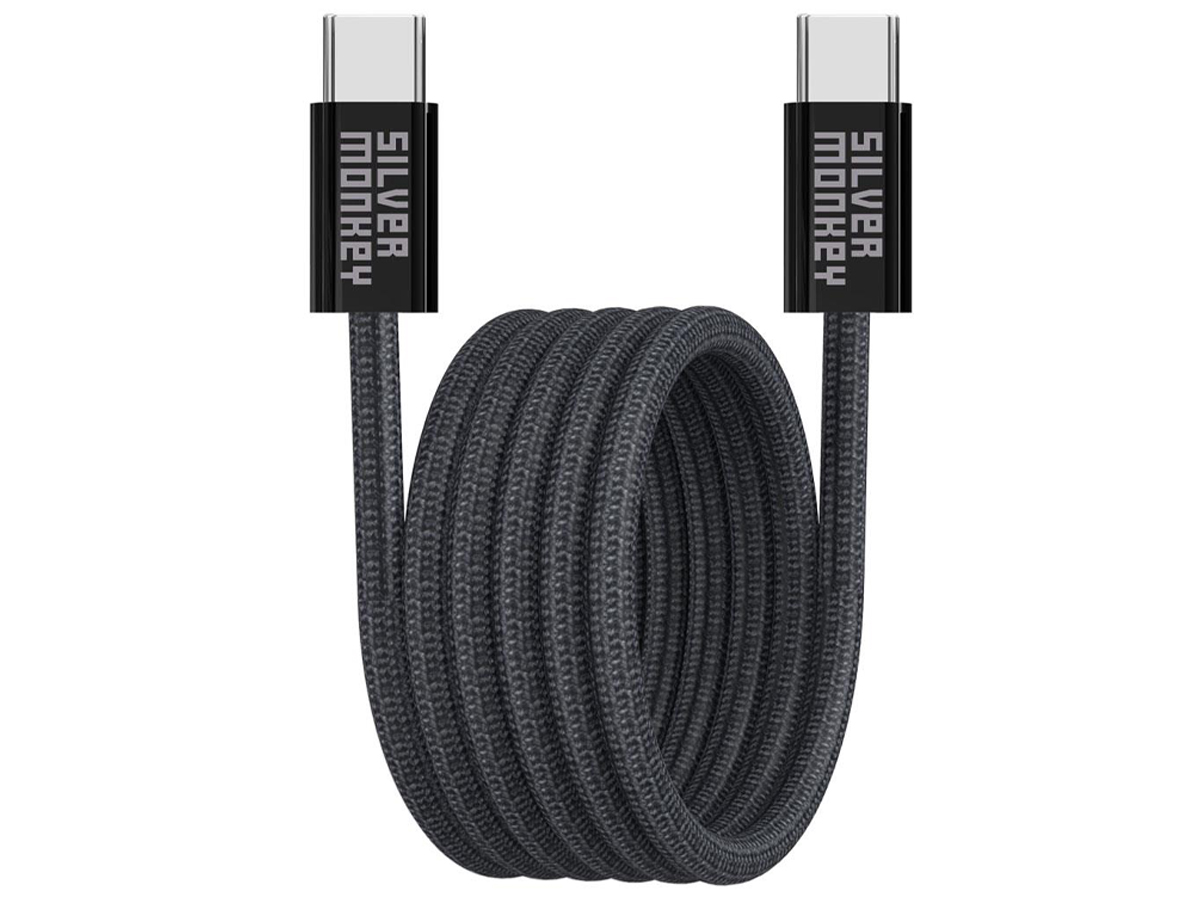 Kabel magnetisch USB-C 100W 2m schwarz
