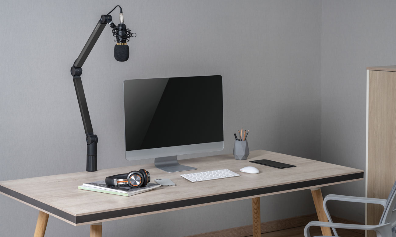 Stativ für Mikrofon Silver Monkey MA-200 - Lifestyle-Grafik