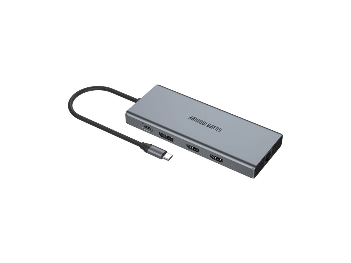 HUB 10in1 złącza druga strona