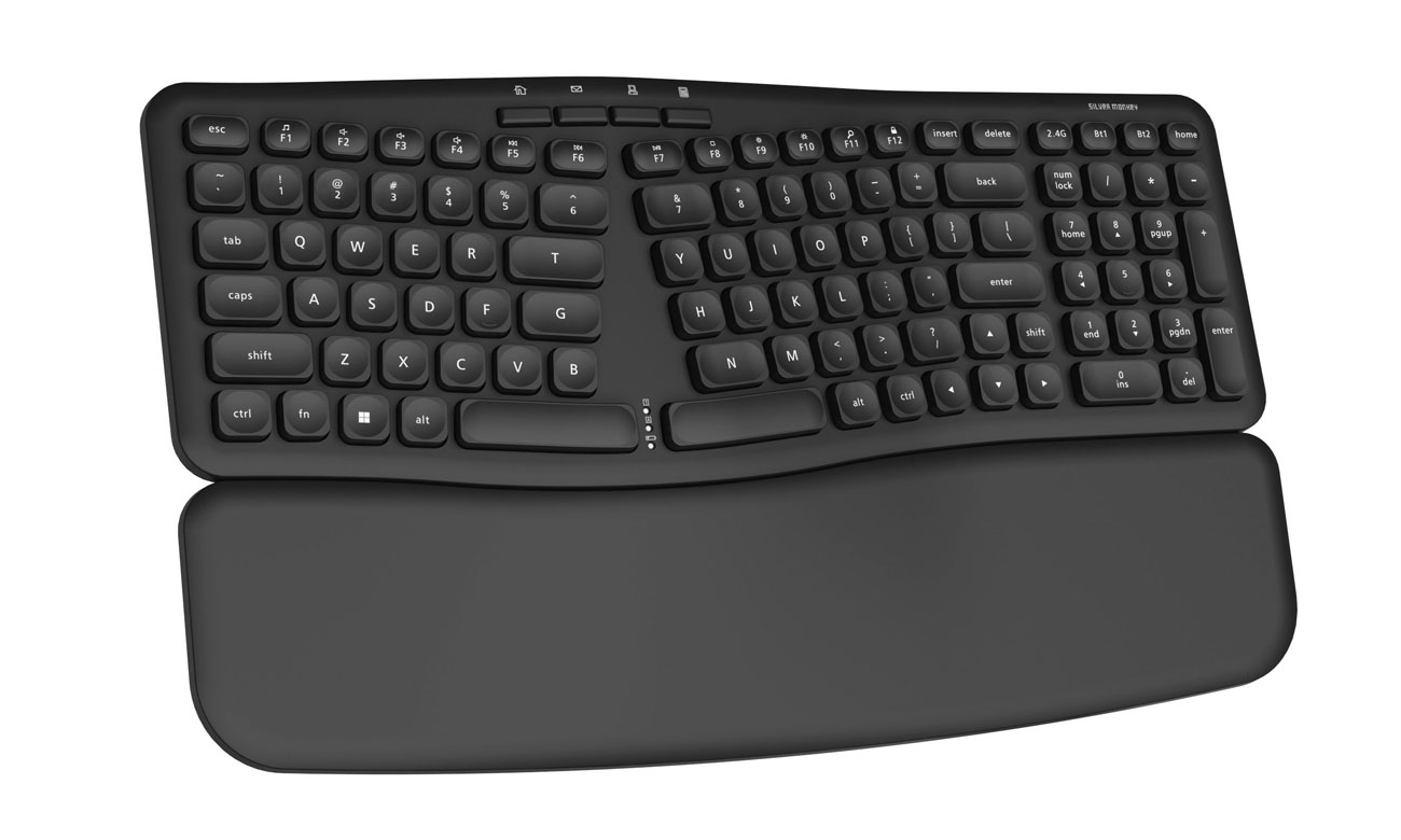 Silber Monkey Ergonomische Tastatur