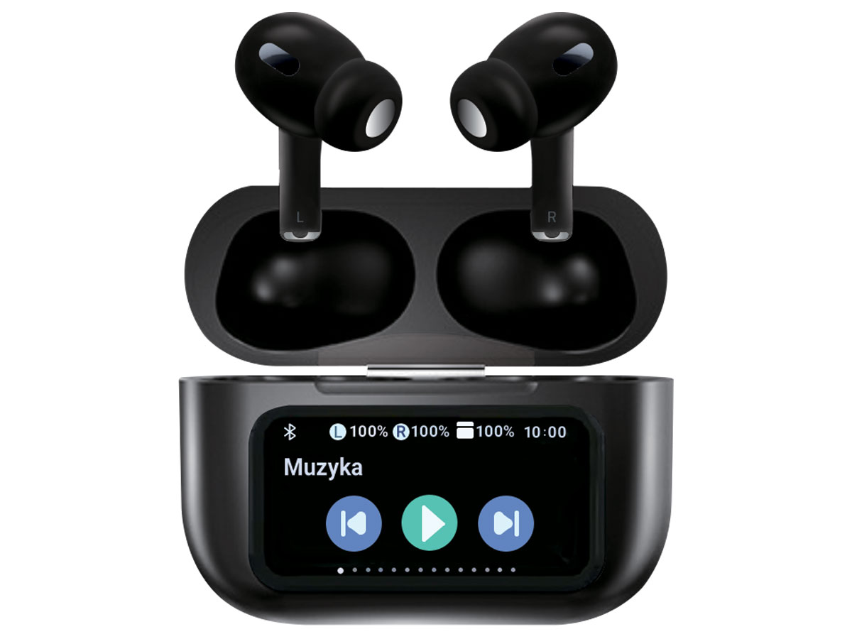 Silver Monkey Smart Buds Plus - Gesamtansicht mit geöffnetem Ladeetui