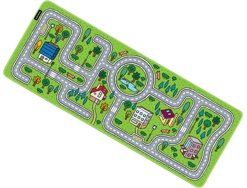 Silver Monkey Mousepad L Suburbs Edition SMM029