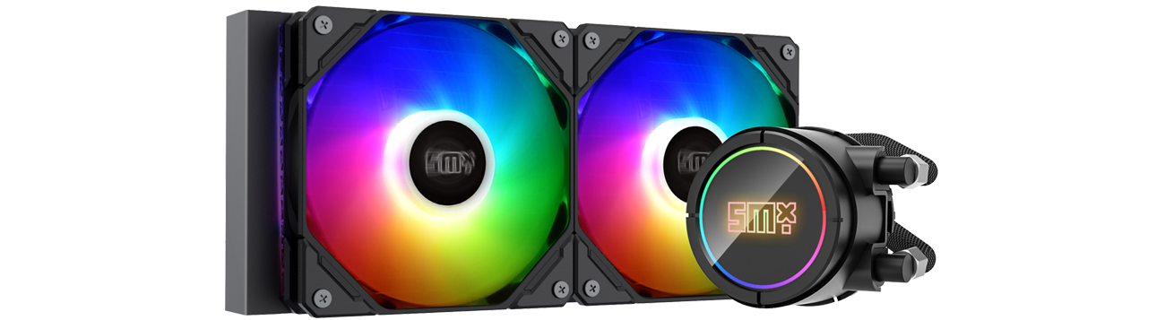 Silver Monkey X SNOWY ARGB 240 2x120 mm