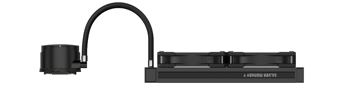 Silver Monkey X SNOWY ARGB 240 2x120 mm