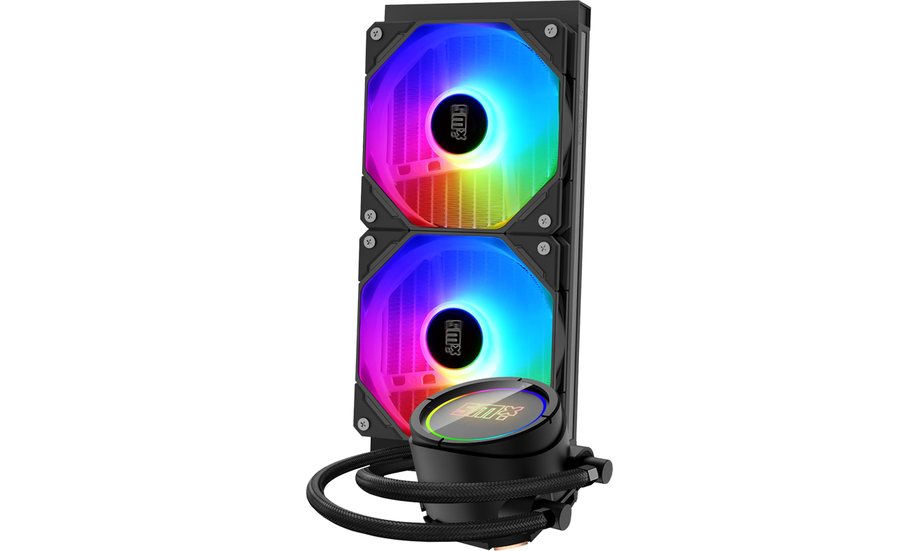 Wasserkühlung Silver Monkey X SNOWY ARGB 240 2x120 mm