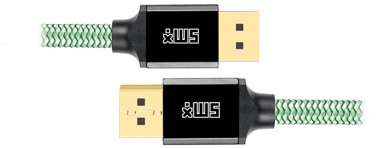 Kabel Silver Monkey X DisplayPort 2.0 w oplocie 1,5 m 