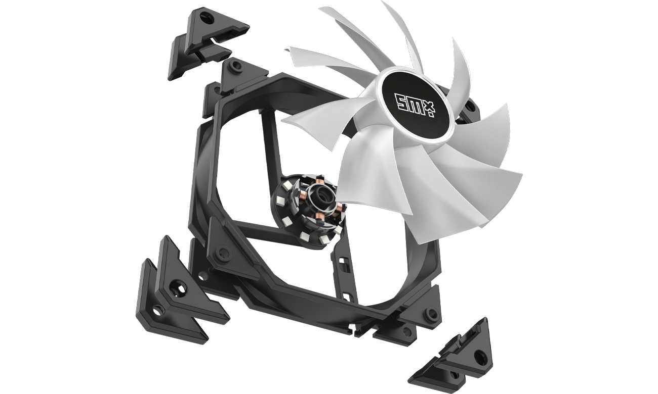 Budowa Silver Monkey X Oroshi 120 mm PWM ARGB