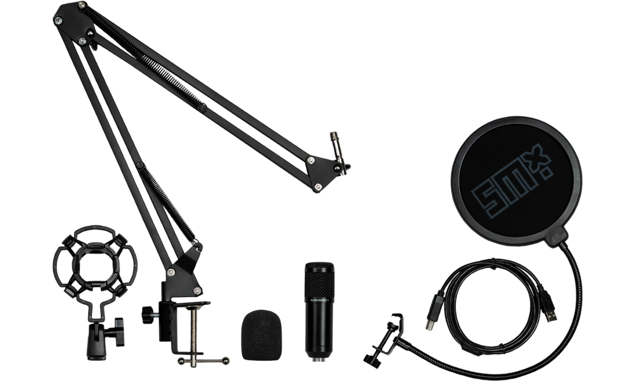 Streaming-Mikrofon Silver Monkey X Kaigi - Inhalt des Sets