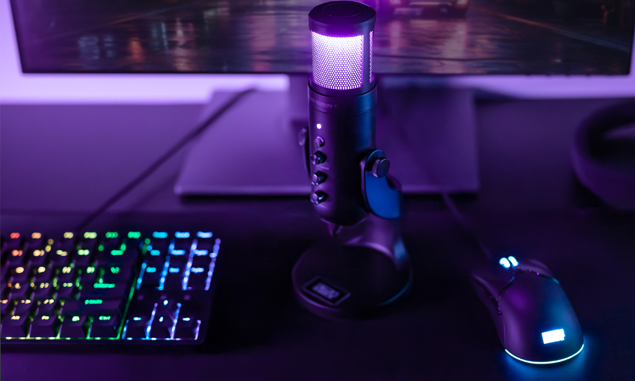 Streaming-Mikrofon Silver Monkey X Noberu - Lifestyle-Grafik