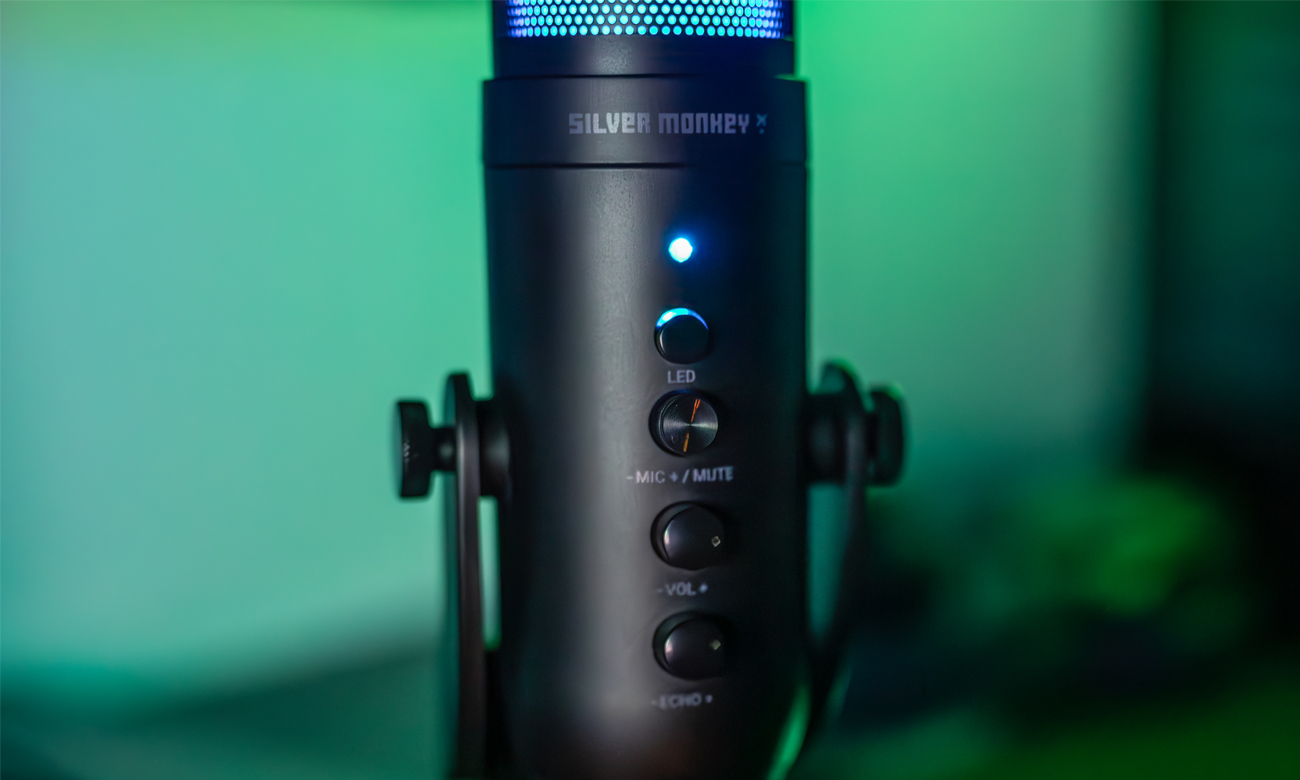 Streaming-Mikrofon Silver Monkey X Noberu - Lifestyle-Grafik