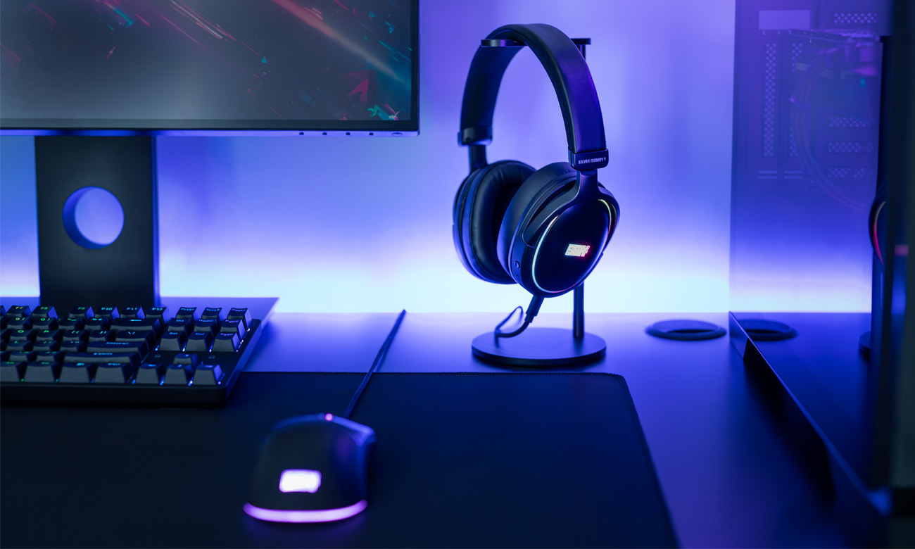 Kabelgebundene Silver Monkey X Ongaku Kopfhörer - Lifestyle-Grafik