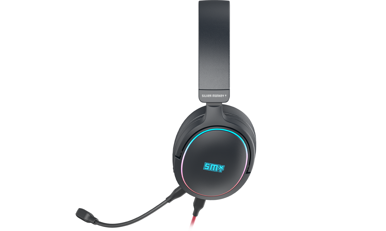 Kabelgebundene Silver Monkey X Ongaku Kopfhörer - Seitenansicht