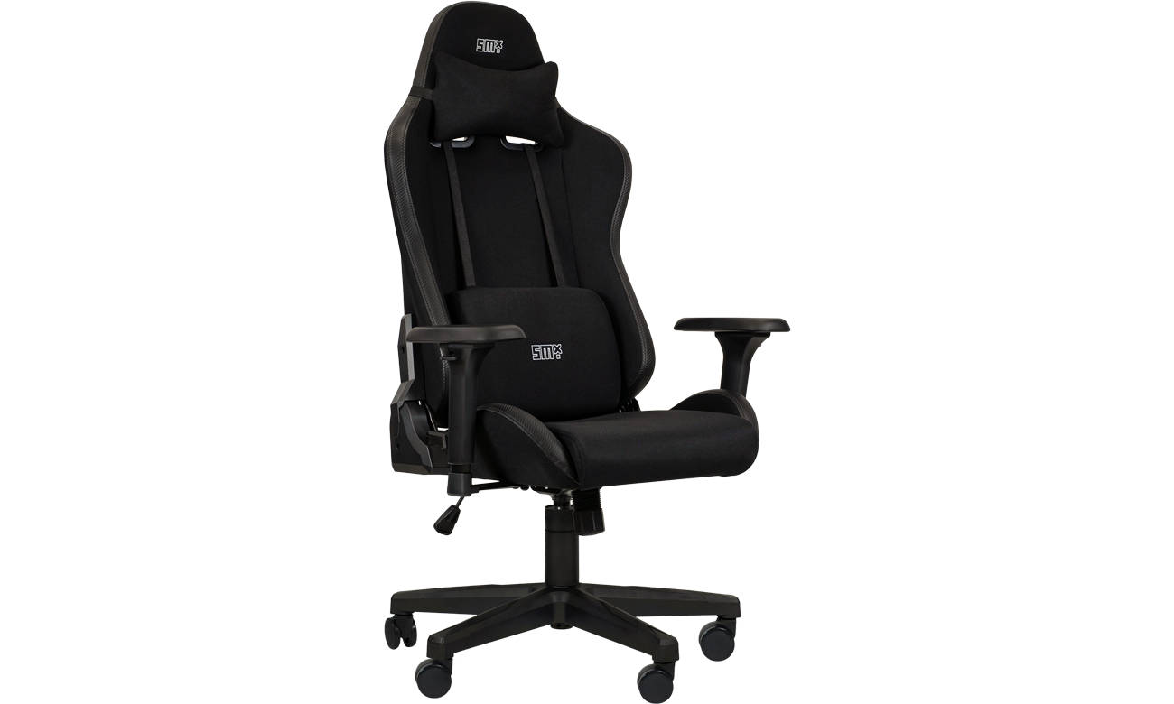 Gaming-Stuhl Silver Monkey X Deriba SMXG028 - Vorderansicht im Winkel