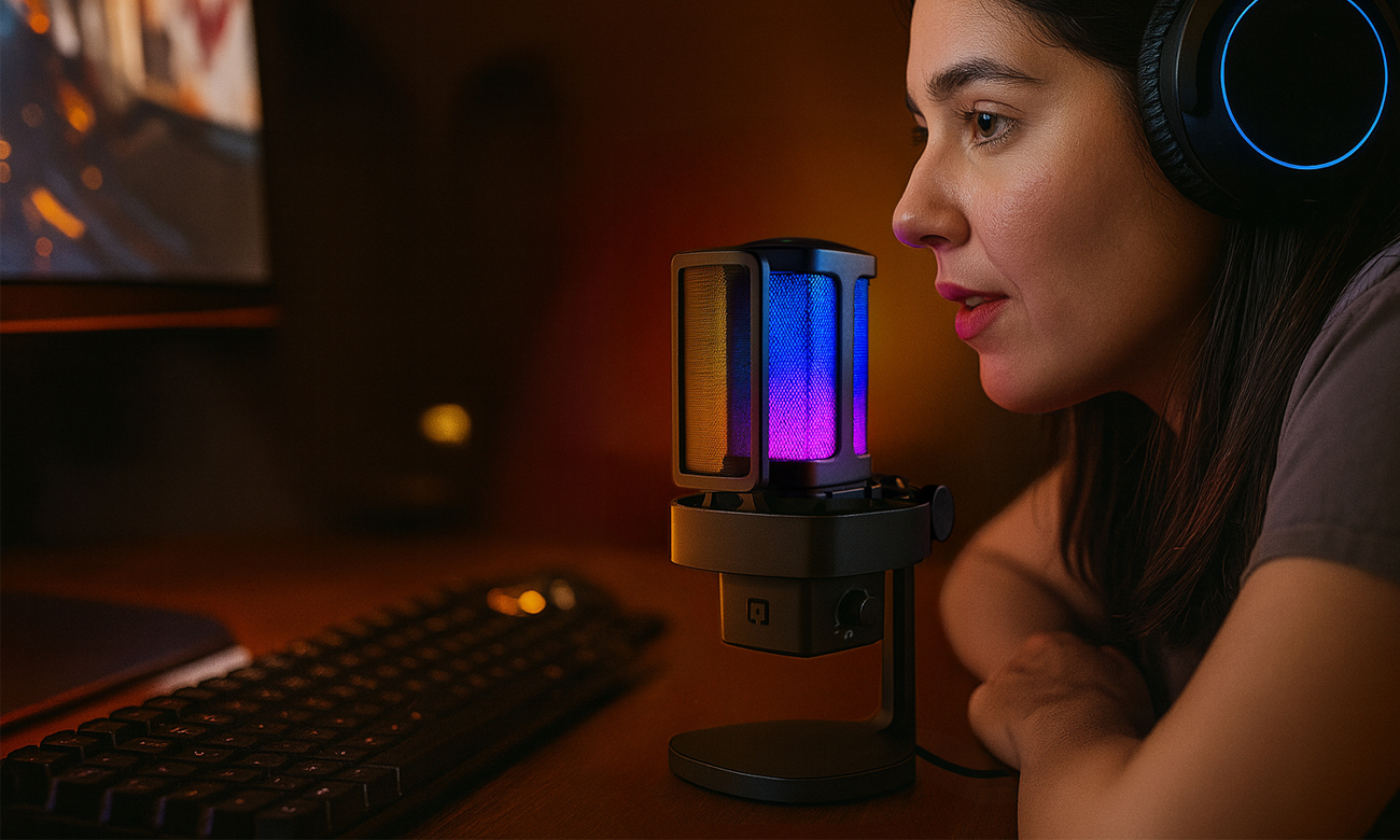 Gaming-Mikrofon Silver Monkey X Chatter - Lifestyle-Grafik