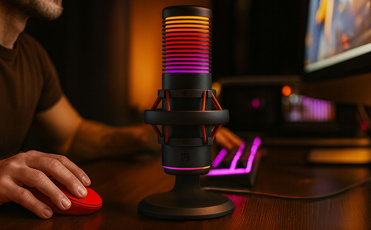 Gaming-Mikrofon Silver Monkey X Buzz - Lifestyle-Grafik