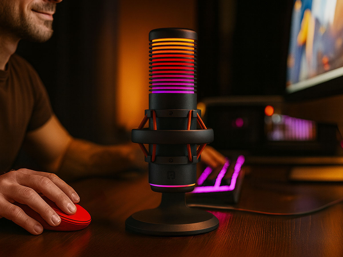 Gaming-Mikrofon Silver Monkey X Buzz - Lifestyle-Grafik