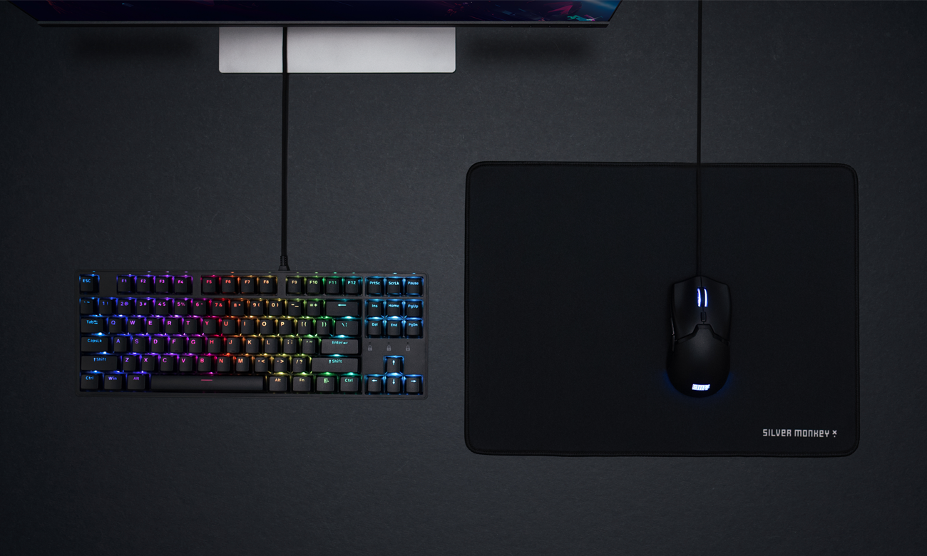 Podkładka pod mysz Silver Monkey X Sonora M